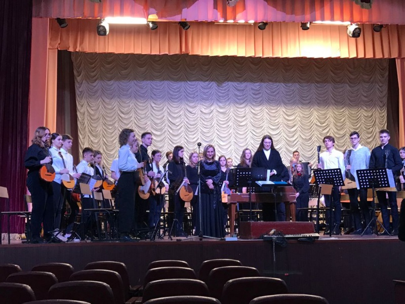 Состоялся Отчетный концерт оркестра народных инструментов 