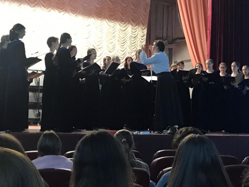 16 декабря в концертном зале колледжа состоялся Отчетный концерт хоровых коллективов
